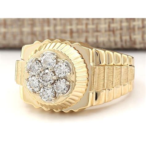 men's gold rolex ring